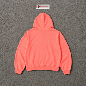 Sudadera con Capucha World Peace Coral, Estilo Urbano, Oversize, Gráfico, Unisex, Casual, de Forro Polar, con Estampado de Globo Terráqueo, Vintage - Product Image 6