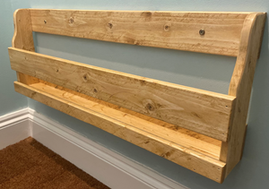 Banc de rangement pour chaussures avec coussin rembourré, organisateur d'entrée pour la maison, siège pratique et rangement en bois multi-compartiments - Product Image 6