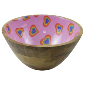 Tazón para Servir de Rainbow Accessories, para Bodas y Decoración del Hogar, Diseño con Temática LGBTQ, Tazón para Frutas con Acabado Esmaltado - Product Image 1