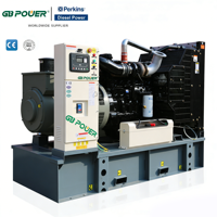 Générateurs diesel silencieux à châssis ouvert pour fabricants de générateurs diesel, 100 kW, 200 kW, 230 V, 400 V, démarrage automatique, démarrage à distance, ATS
