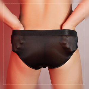 <b>Men's</b> Comfortable Bamboo Fiber Sexy Lace G-String Underwear Bulge <b>Pouch</b> Breathable Panties Logo Classic Bamboo <b>Men's</b> Underwear - Product Image 4