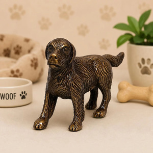 SHUBHAM Handcrafted Solid Brass Dog Figurine Statue Decorative Animal Sculpture Home & Office Decor Collectible <b>Gift</b> - Product Image 1