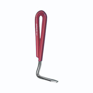 Raspador de Pezuñas de Acero Inoxidable Duradero, Fácil de Usar, con Agarre Cómodo, Color Rojo, Esencial para el Cuidado del Caballo, Reutilizable - Product Image 3