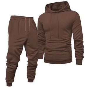 Ensemble survêtement homme molletonné 400 g/m² personnalisé – Pantalon de jogging et sweat à capuche de haute qualité - Product Image 6