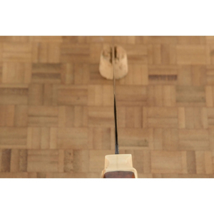 Couteau de Chef Burraq Personnalisé Fait Main en Acier Carbone, Lame de 8 Pouces, Épaisseur 3,0 mm, Manche en Bois, Entretien et Rangement Faciles, Idéal Cadeau - Product Image 2