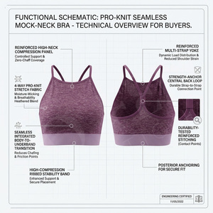 Custom Own Brand Logo Printed Seamless Sports Bra Breathable Yoga Fitness Crop Top Shockproof <b>Running</b> Gym Workout <b>Padded</b> Bra - Product Image 2