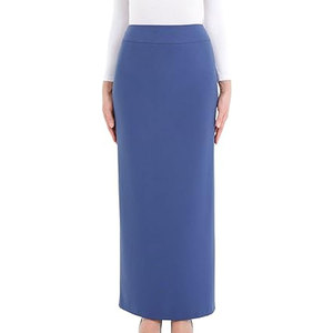 Jupe décontractée pour tous les jours, élégante, coupe droite, grande taille pour femmes, jupe longue droite en tissu doux - Product Image 1