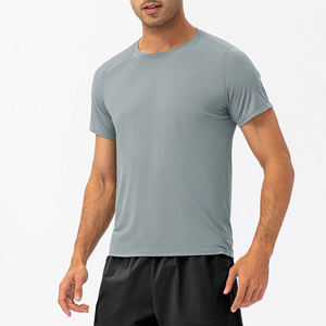 เสื้อยืดกีฬาผู้ชาย แบรนด์ Men's Top Sportswear รุ่น Blank Gym คอกลม ระบายอากาศได้ดี เหมาะสำหรับวิ่งและออกกำลังกายในฤดูใบไม้ผลิและฤดูร้อน - Product Image 6