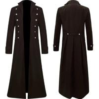 Manteau de style médiéval, pirate, steampunk-victorien, gothique pour adultes, veste de smoking pour hommes, costume de carnaval, fête, cosplay, TV et cinéma