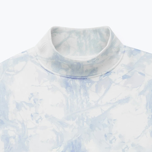 Sweat-shirt décontracté pour femme à col montant, manches longues, épaules tombantes, coupe ample, en molleton de polyester et coton, respirant, écologique, pour l'hiver - Product Image 3