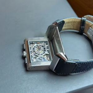 Reloj de Moda de Alta Calidad Estilo Flip Vintage 2020, Correa de Acero Inoxidable, Resistente al Agua, Espejo de Cristal de Zafiro, Puntero, para Hombre - Product Image 3