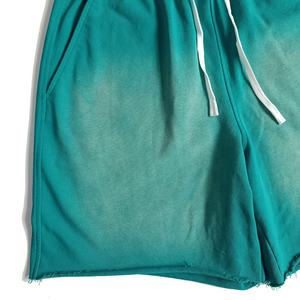 Fabricant de logo personnalisé en strass Streetwear Short vintage surdimensionné avec pierres dégradées et séchage rapide respirant pour hommes - Product Image 5