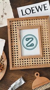 Wood Metal Woven Modern Square Shape Handmade Natural Color Custom Size Custom Logo Multi-Printing Photo <b>Frames</b> Trending Design - Product Image 5