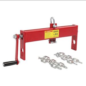 2 Ton/4000lbs Heavy Duty Steel Electric Hoist Engine Load Leveler with 2 Chains Cherry Picker for Shop Crane - Product Image 6