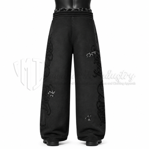 Pantalones Largos de Hombre Personalizados para Otoño/Invierno 2026, 350g, Color Sólido, Logotipo Bordado, Estilo Casual Urbano - Product Image 2