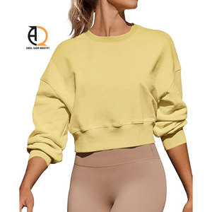 Crop Top Fleece Womens Comfortable Hoodie <b>Sweatshirt</b> - Product Image 4