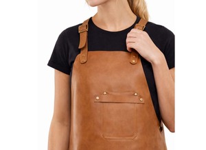 Genuine Leather Machinist <b>Apron</b> for CNC Metal Lathe <b>Work</b>-Professional Oil Resistant Smell Proof Protection Workshop Safety Gear - Product Image 2