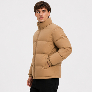 Custom Glossy Puffer <b>Jacket</b> Manufacturer Winter <b>Warm</b> Shiny Down Coat <b>Waterproof</b> Outerwear Mens Heavyweight Puffer Bubble <b>Jacket</b> - Product Image 3
