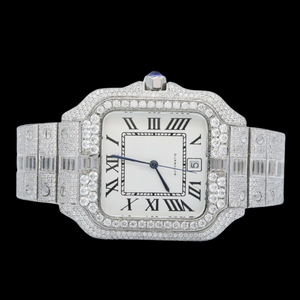 High Quality Moissanite Diamond <b>Watch</b> <b>for</b> <b>Women</b> Elegant Shiny Stone Luxury Jewelry Timepiece Available At Competitive Price - Product Image 2