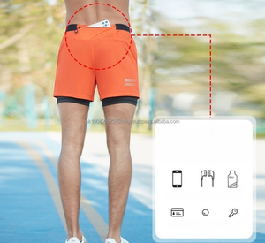 Pantalones cortos de gimnasio para hombre al por mayor pantalones cortos deportivos de entrenamiento para Hombre Pantalones cortos de verano de secado rápido para correr para hombre con bolsillo - Product Image 4