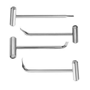 Removedor de Coronas Dentales Goldstein, Acero Inoxidable, Recto y Angulado, Instrumento de Extracción de Coronas en Ángulo Recto, OEM Zetomed Pro - Product Image 5