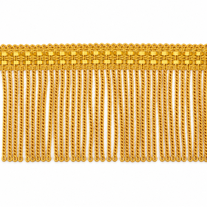 Bullion <b>Wire</b> Golden Fringe Trim Decorative Border Edge Gold Color Metal Look Trimmings for Garment <b>Crafting</b> Fashion Design - Product Image 4