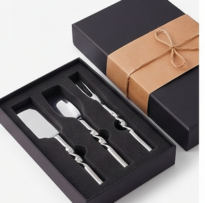 Stainless Steel <b>Cheese</b> Cutting <b>Knife</b> <b>Set</b> Silverware Twisted Forged Handle Hotelware TableTop Flatware <b>Set</b> For Perfect Dining - Product Image 4