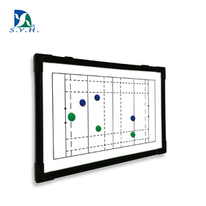 SYH Professional Writable <b>Magnetic</b> Football Tactic Whiteboard Plastic/Aluminum <b>Frame</b> Double-Sided Design Sports Field Use - Product Image 3
