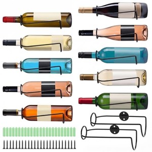Estante Flotante Rectangular de Metal para Botellas de Vino - Soporte de Pared Minimalista, Ecológico, Duradero y Ligero, Venta al por Mayor - Product Image 3