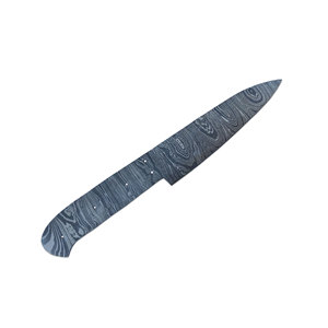 Lame de couteau de chef professionnelle en acier Damas, 8-10 pouces, multicouche avec finition à motifs, pour la fabrication de couteaux sur mesure - Product Image 2
