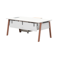 Pieds de table de bureau modernes en métal avec panneau métallique, cadres de table de bureau en métal, pieds de table en métal, cadre de table de bureau