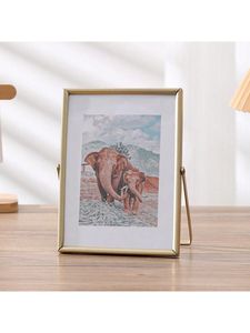 Beautiful Gold Metal Picture <b>Frame</b> For Luxury Home Decoration And Memorable Family Photo Presentation - Product Image 1