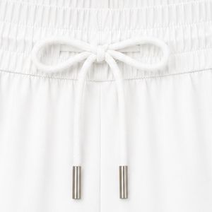 Shorts Deportivos Blancos para Mujer, Cintura Elástica con Cordón, para Correr, Gimnasio, Entrenamiento, Casuales, de Secado Rápido, Ropa Deportiva Activa, Proveedor OEM Personalizado - Product Image 6
