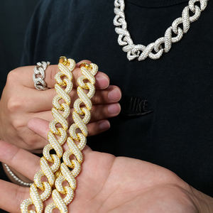 Unisex 14K Gold Plated Lab Grown Diamond Emerald Cut Chain <b>Bracelet</b> Hip Hop Style Micro Insert Everyday Wear - Product Image 2