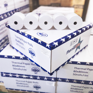 Papier thermique avec mandrin 57 mm x 150 mm, 100 x 75, 100 x 100, 110 mm x 25 mm, 57 mm x 100 mm - Product Image 2