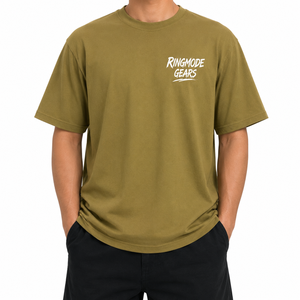 Camiseta Oversize de Algodón Pesado con Hombros Caídos y Corte Holgado Estilo Streetwear, Personalizable con Logotipo, Venta al por Mayor para Fabricantes - Product Image 1