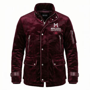 Chaqueta con Capucha de Camuflaje Premium para Hombre, Multibolsillos, Estilo Urbano, para Invierno, Ropa MALUZA INDUSTRIES - Product Image 1