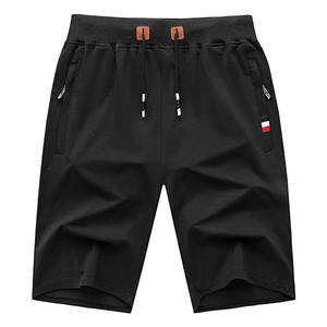 Shorts décontractés pour hommes en gros – Écologiques, séchage rapide, respirants, en coton, couleur unie, pour l'été – Personnalisation de marque disponible - Product Image 1
