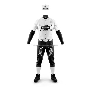 Jersey de béisbol con botón de sublimación personalizado para hombre, uniforme de poliéster transpirable, estampado bordado, jersey de softbol en blanco, venta - Product Image 5