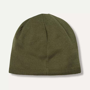 Autumn Winter <b>Hats</b> Knit Cuffed Cotton Slouchy Beanie <b>Hat</b> Custom Logo Rhinestone Stretch Solid Cycling for Men's & Women's - Product Image 2