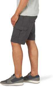 Pantalones Cortos Cargo Gris Oscuro para Hombre, Cintura Media, Transpirables, de Algodón y Poliéster, Casuales, para Verano, con Bolsillos - Product Image 3