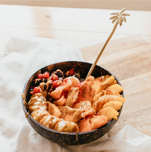 Cuillère en laiton doré avec manche torsadé en forme de palmier, cuillère en laiton de qualité supérieure, prix les plus bas, cuillère à dessert en laiton - Product Image 1