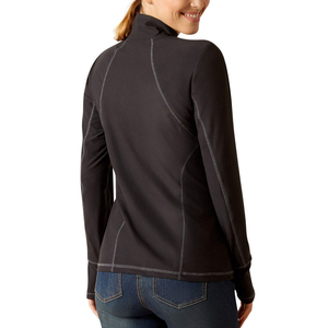 Chemise de base pour l'équitation pour femmes, manches longues, logo personnalisé, tissu respirant et doux au toucher, équitation - Product Image 3