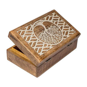 Budget Friendly Handmade Wooden Keepsake <b>Box</b> for Jewelry, Wedding <b>Memories</b>, Special Gifts and Small Accessories - Product Image 6