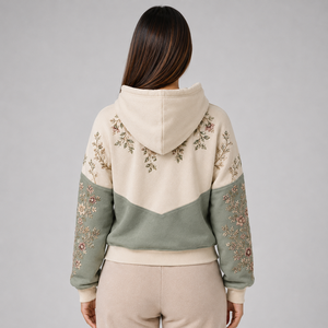 Sweat à capuche décontracté pour femme avec broderie, logo personnalisé, en molleton de coton doux, chaud et respirant, style streetwear, à prix abordable - Product Image 6
