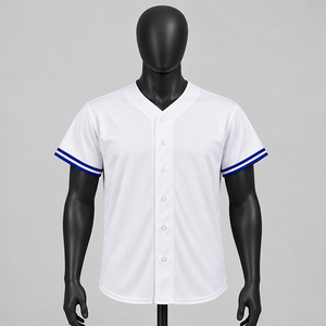 Camiseta de Béisbol Personalizada para Hombre, Antibacteriana, 100% Poliéster, Impresión por Sublimación, Manga Corta, Talla M.H. INTERNATIONAL 220g Player - Product Image 1