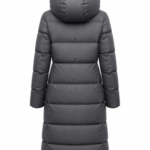 Chaqueta Larga Acolchada para Mujer al por Mayor - Opciones OEM de Proveedor Directo del Fabricante - Product Image 2