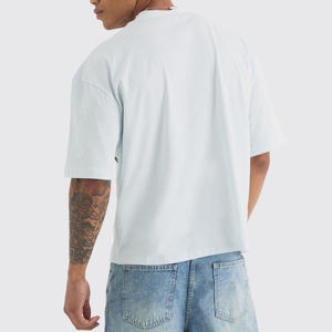 T-shirt officiel pour homme, coupe classique, streetwear, manches courtes, logo sur le devant, col rond, jersey de coton, écologique, respirant - Product Image 2