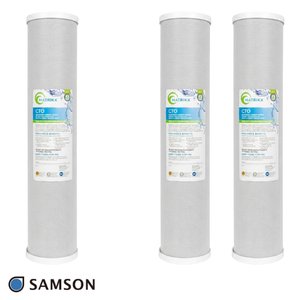 Bloc de charbon actif compressé universel de remplacement pour purificateurs d'eau de 10 pouces, filtre à eau de qualité supérieure, best-seller sur le marché - Product Image 1