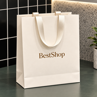 Sacs cadeaux en papier personnalisés avec logo pour petites entreprises, emballages de luxe de marque pour la vente au détail et la promotion